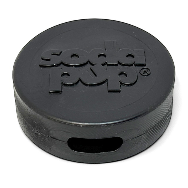 Hockey Puck Bully Stick Holder - Durable Rubber Treat Holder & Chew Toy USA