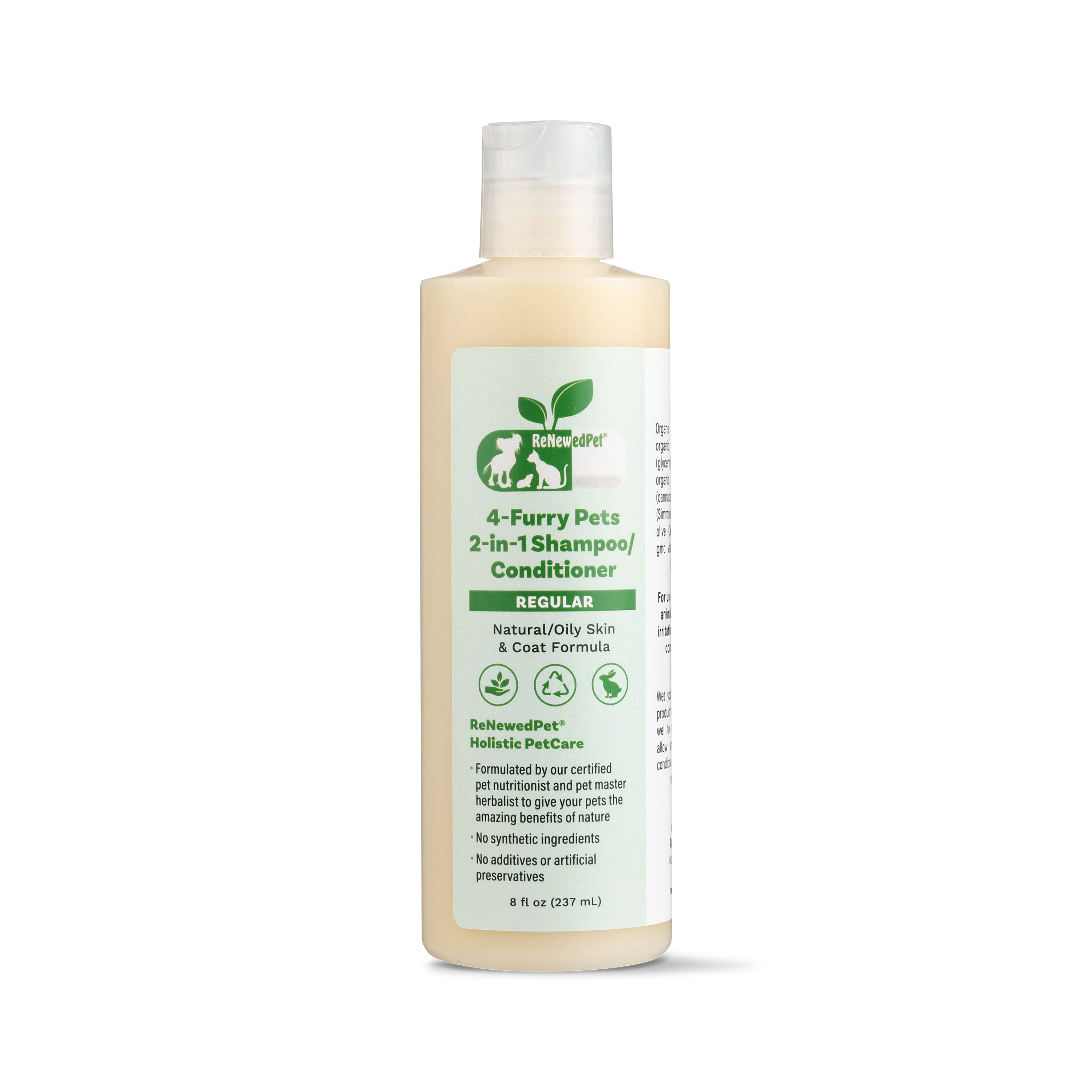 4-FURRY PETS 2-IN-1 *REGULAR SHAMPOO & CONDITIONER