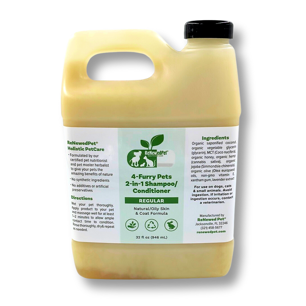 4-FURRY PETS 2-IN-1 *REGULAR SHAMPOO & CONDITIONER